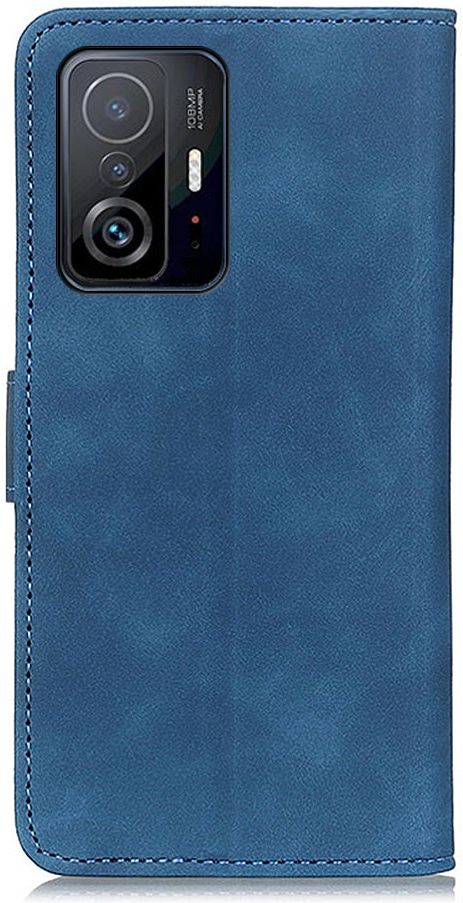 KHAZNEH Xiaomi 11T Pro / 11T Hoesje Vintage Wallet Book Case Blauw afbeelding 4