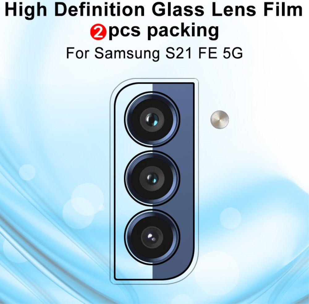 Samsung Galaxy S21 FE Camera Lens Protector Tempered Glass (Duo Pack) afbeelding 4