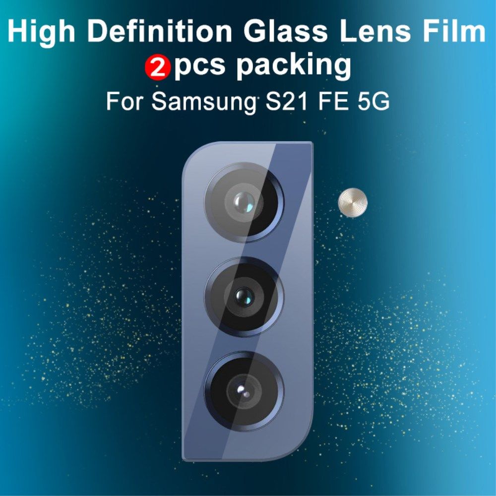 Samsung Galaxy S21 FE Camera Lens Protector Tempered Glass (Duo Pack) afbeelding 5