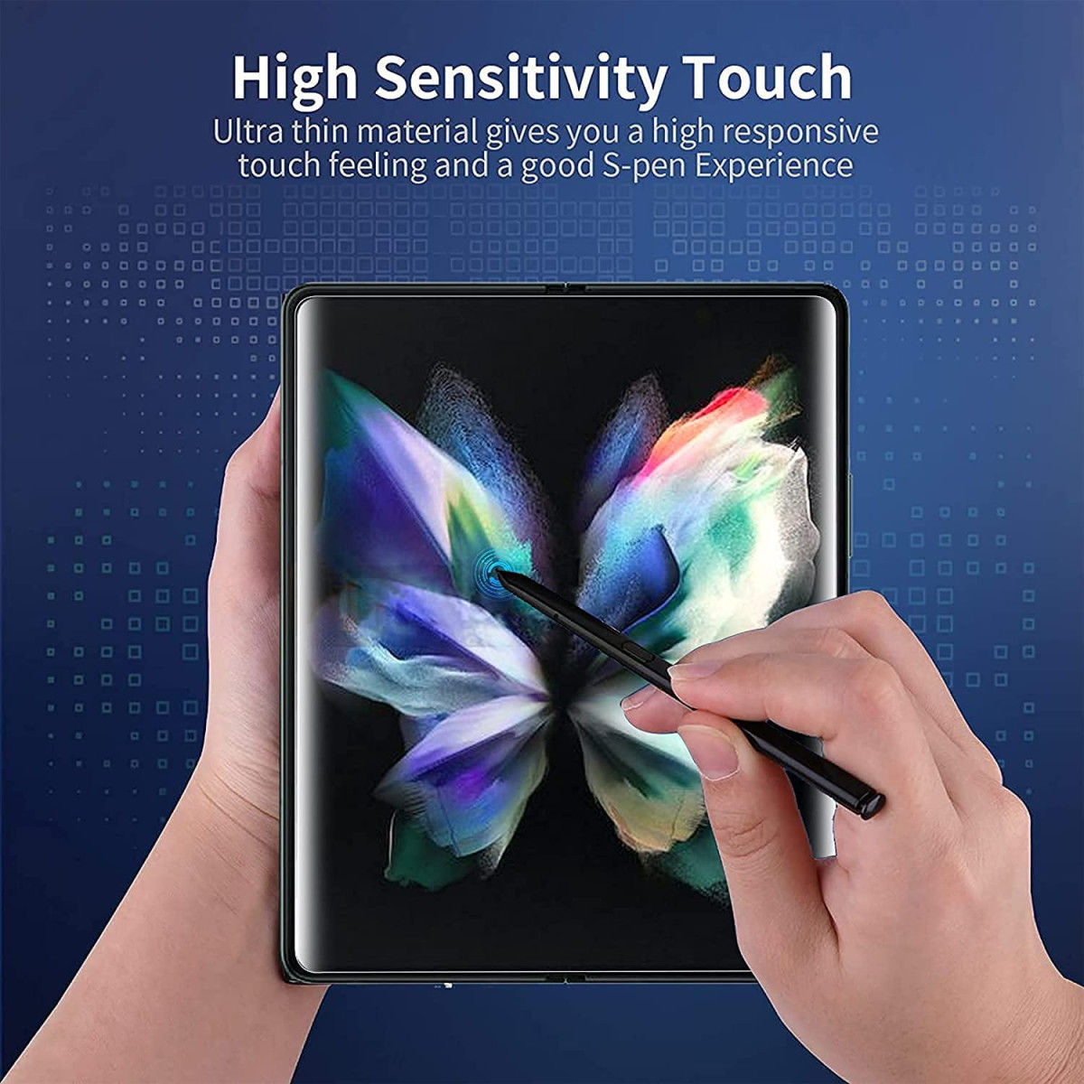 Samsung Galaxy Z Fold 3 Screen Protector TPU Anti-Explosie Folie afbeelding 3