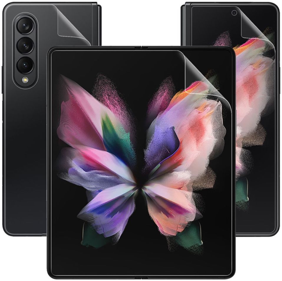 Samsung Galaxy Z Fold 3 Screen Protector Volledig voor- en achterzijde afbeelding 1