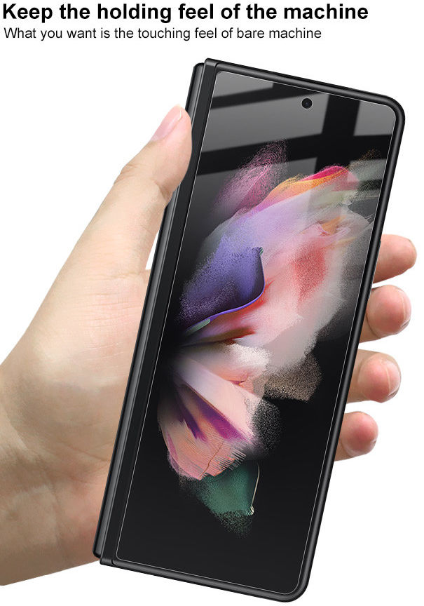Samsung Galaxy Z Fold 3 Screen Protector Volledig voor- en achterzijde afbeelding 8