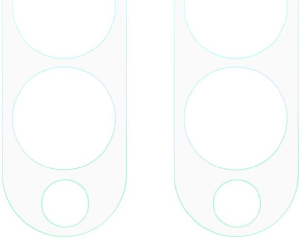 Samsung Galaxy Z Fold 3 5G Camera Lens Protector Duo Pack afbeelding 2