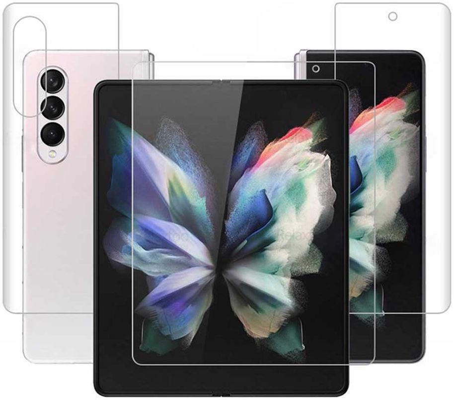 Samsung Galaxy Z Fold 3 Screen Protector TPU voor- en achterzijde afbeelding 1