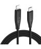 ESR USB-C naar Apple Lightning Kabel MFi 1M Zwart