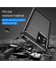 Xiaomi 11T/11T Pro Hoesje Geborsteld TPU Back Cover Zwart