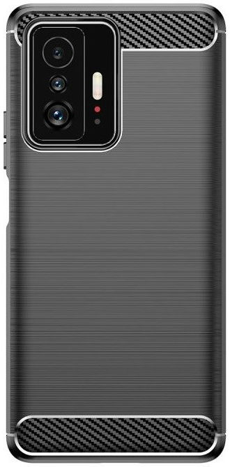 Xiaomi 11T/11T Pro Hoesje Geborsteld TPU Back Cover Zwart afbeelding 2
