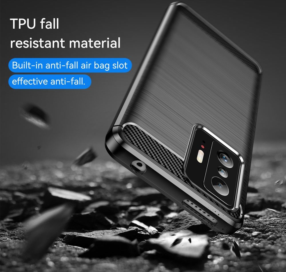 Xiaomi 11T/11T Pro Hoesje Geborsteld TPU Back Cover Zwart afbeelding 3