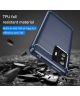 Xiaomi 11T/11T Pro Hoesje Geborsteld TPU Back Cover Blauw
