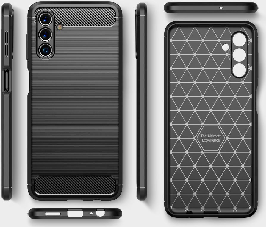 Samsung Galaxy A13 5G / A04s Hoesje Geborsteld TPU Back Cover Zwart afbeelding 10
