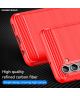 Samsung Galaxy A13 5G / A04s Hoesje Geborsteld TPU Back Cover Rood