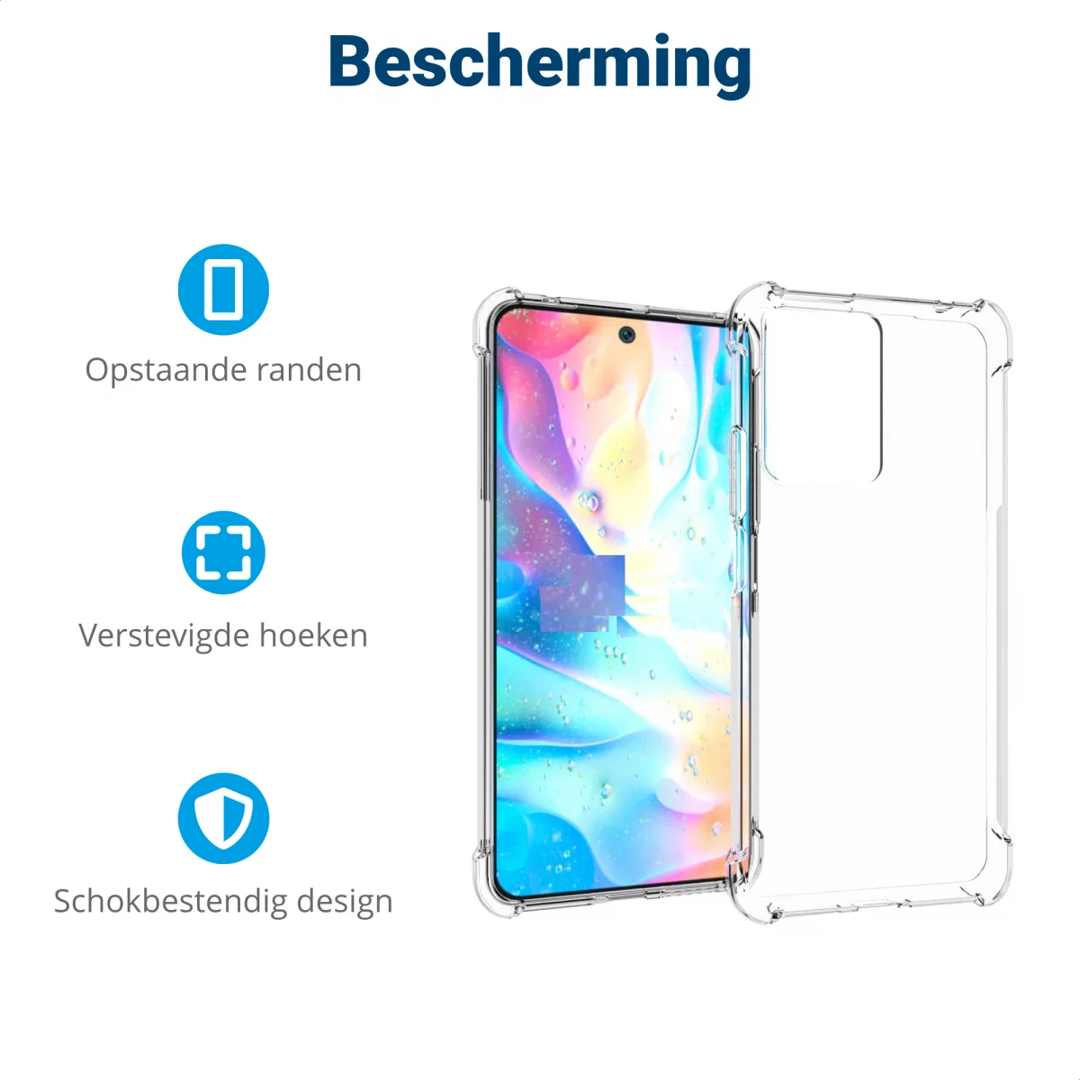 Xiaomi 11T/11T Pro Hoesje Schokbestendig TPU Back Cover Transparant afbeelding 4