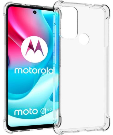 Motorola Moto G60S Hoesje Schokbestendig TPU Back Cover Transparant Hoesjes