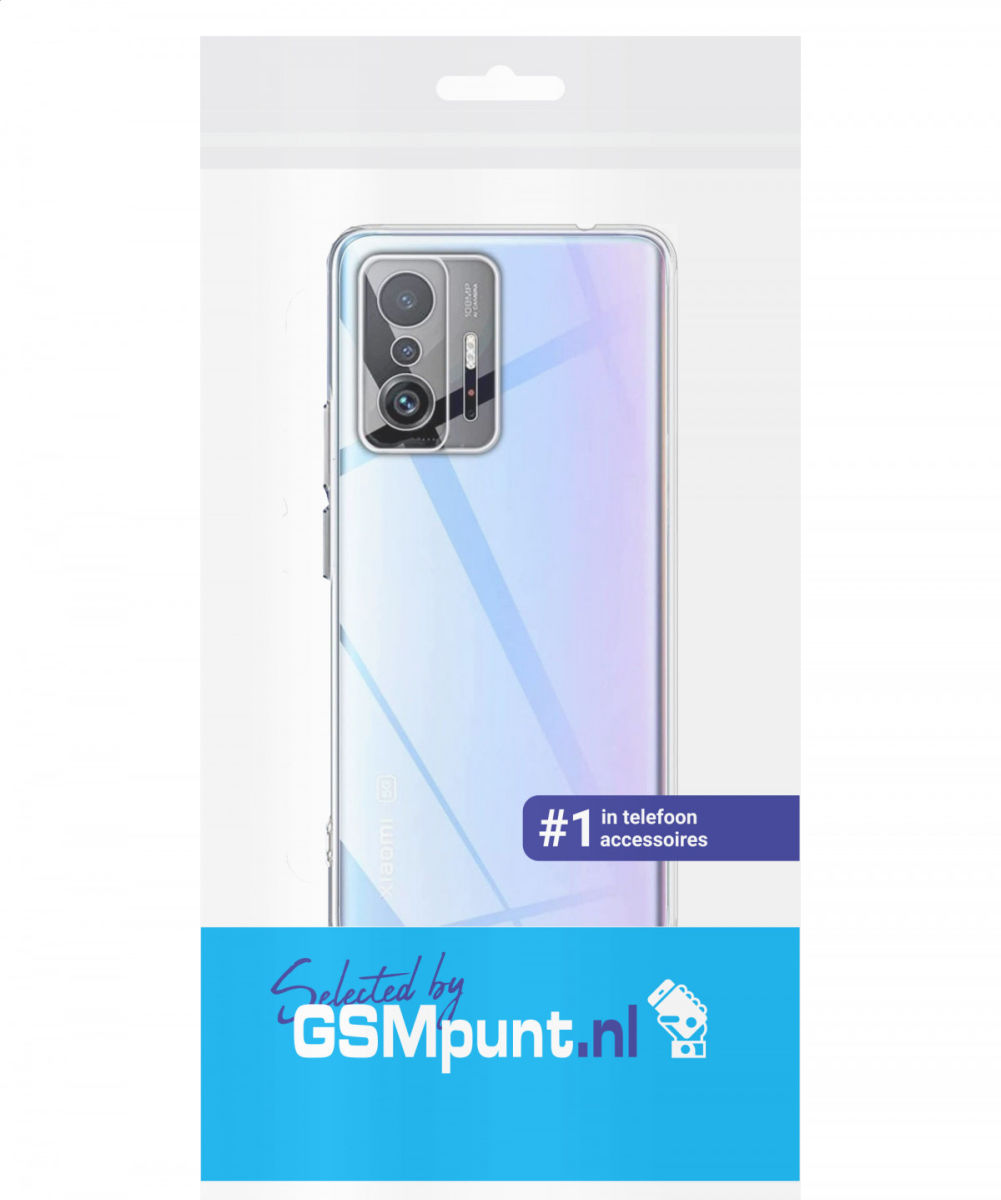 Xiaomi 11T/11T Pro Hoesje Dun TPU Back Cover Transparant afbeelding 3