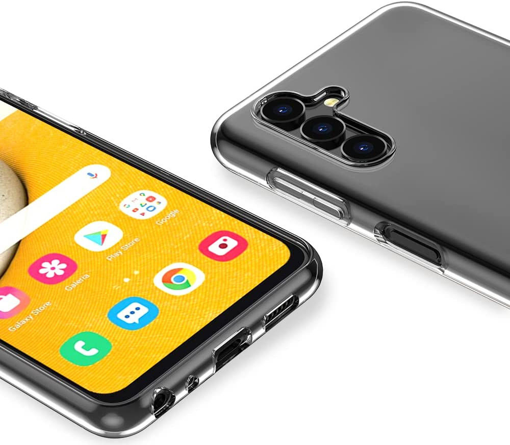 Samsung Galaxy A13 5G / A04s Hoesje Dun TPU Back Cover Transparant afbeelding 4