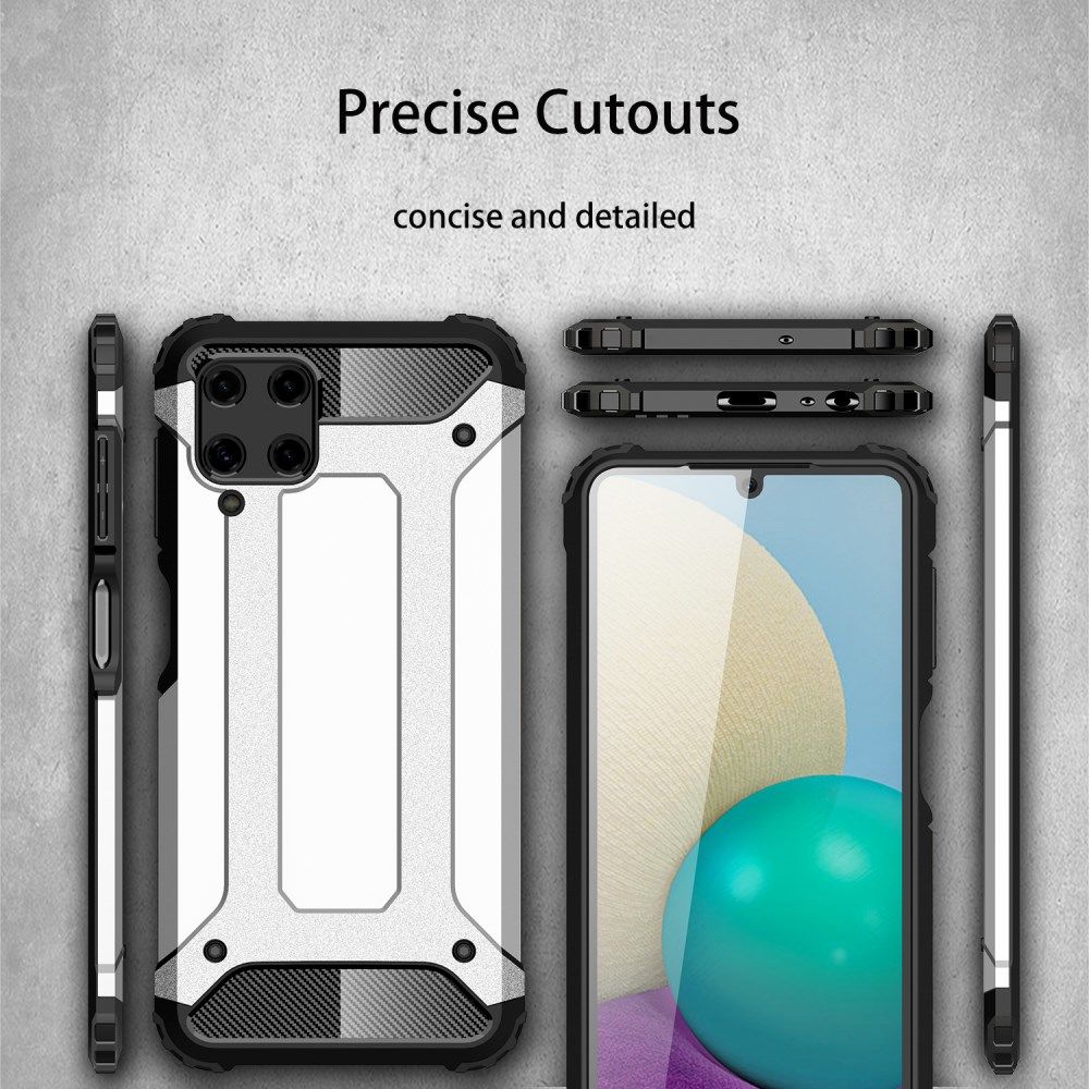 Samsung Galaxy M22/A22 4G Hoesje Shock Proof Back Cover Zwart afbeelding 6