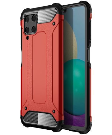 Samsung Galaxy M22/A22 4G Hoesje Shock Proof Back Cover Rood Hoesjes