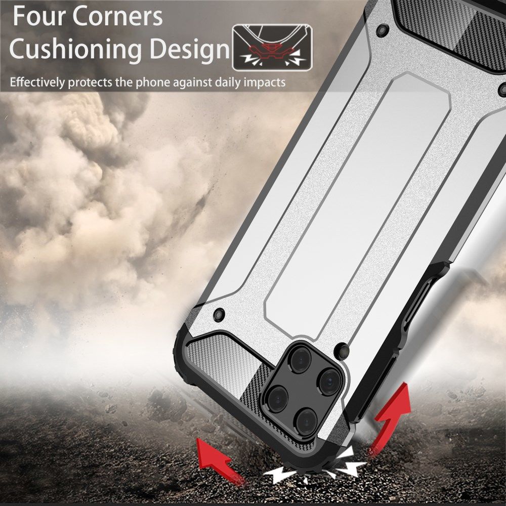Samsung Galaxy M22/A22 4G Hoesje Shock Proof Back Cover Rood afbeelding 4