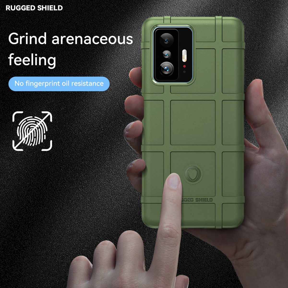 Xiaomi 11T/11T Pro Hoesje Shock Proof Rugged Shield Back Cover Groen afbeelding 6