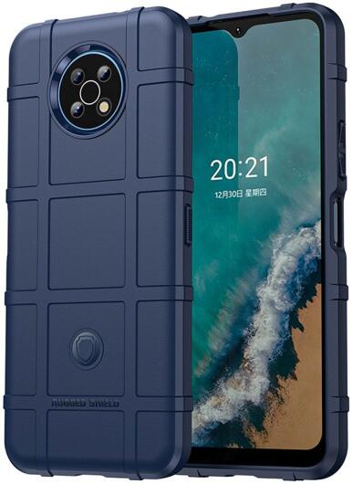 Nokia G50 Hoesje Shock Proof Rugged Shield Back Cover Blauw afbeelding 1