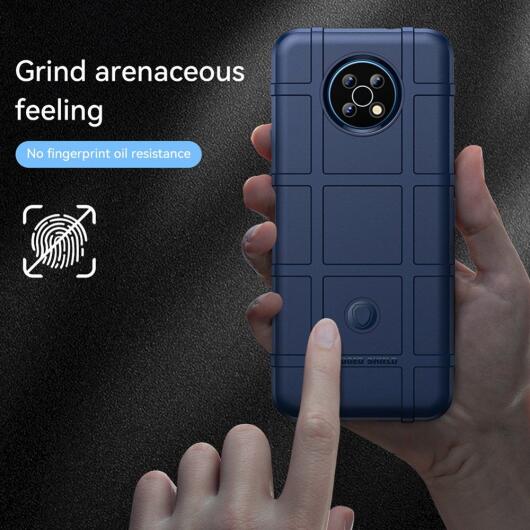 Nokia G50 Hoesje Shock Proof Rugged Shield Back Cover Blauw afbeelding 5