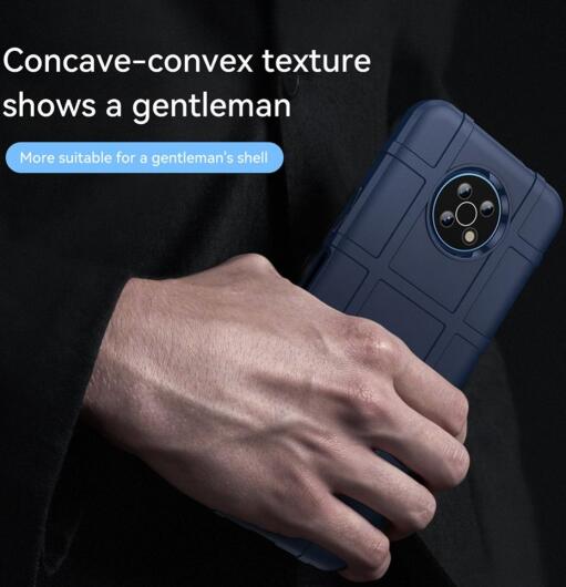 Nokia G50 Hoesje Shock Proof Rugged Shield Back Cover Blauw afbeelding 7