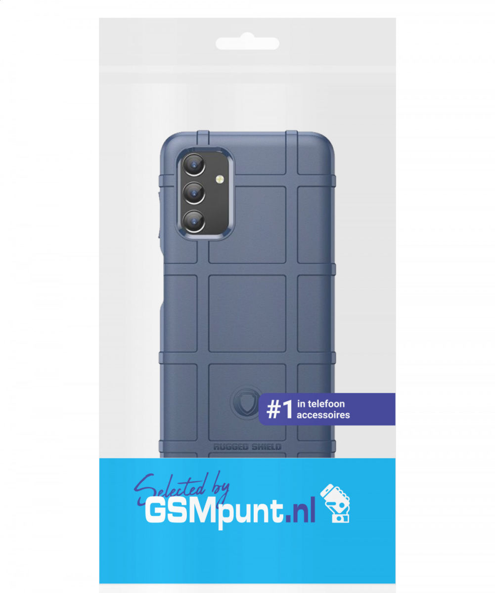 Samsung Galaxy A13 5G/A04s Hoesje Shock Proof Rugged Back Cover Blauw afbeelding 2