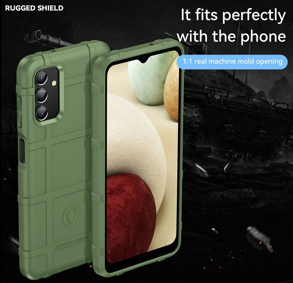 Samsung Galaxy A13 5G/A04s Hoesje Shock Proof Rugged Back Cover Groen afbeelding 3