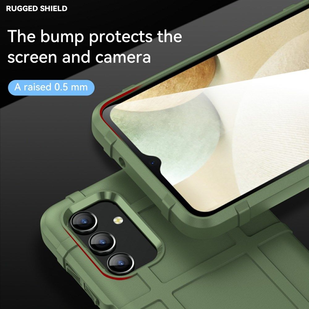 Samsung Galaxy A13 5G/A04s Hoesje Shock Proof Rugged Back Cover Groen afbeelding 5