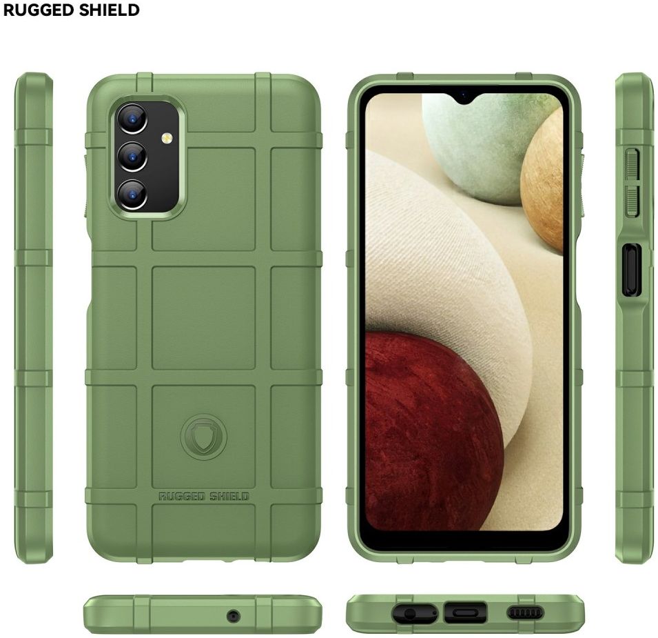 Samsung Galaxy A13 5G/A04s Hoesje Shock Proof Rugged Back Cover Groen afbeelding 9