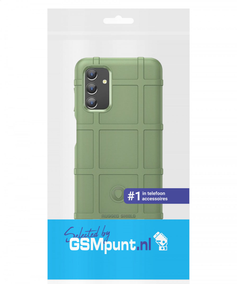 Samsung Galaxy A13 5G/A04s Hoesje Shock Proof Rugged Back Cover Groen afbeelding 2