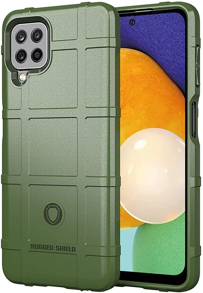 Samsung Galaxy M22/A22 4G Hoesje Shock Proof Rugged Shield Groen afbeelding 1