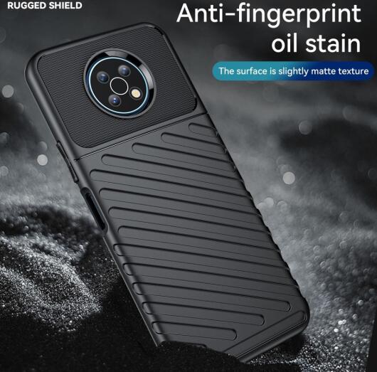 Nokia G50 Hoesje TPU Thunder Design Back Cover Zwart afbeelding 7