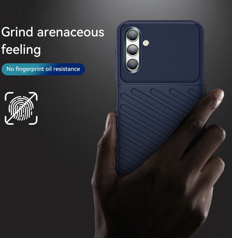 Samsung Galaxy A13 5G / A04s Hoesje TPU Thunder Back Cover Blauw afbeelding 4