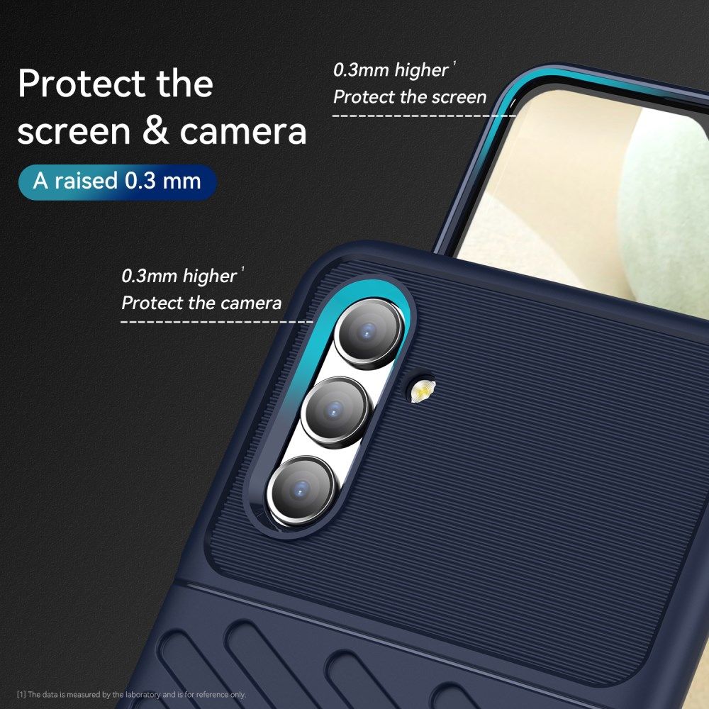 Samsung Galaxy A13 5G / A04s Hoesje TPU Thunder Back Cover Blauw afbeelding 5