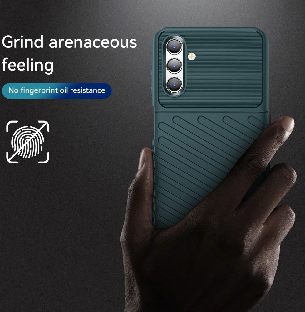 Samsung Galaxy A13 5G / A04s Hoesje TPU Thunder Back Cover Groen afbeelding 4