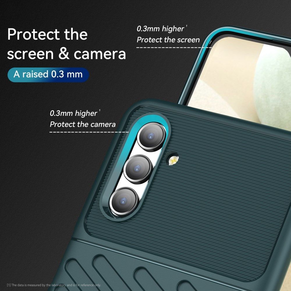 Samsung Galaxy A13 5G / A04s Hoesje TPU Thunder Back Cover Groen afbeelding 5