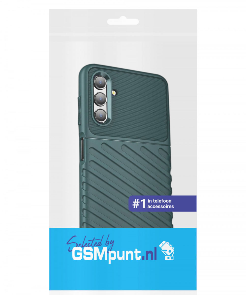 Samsung Galaxy A13 5G / A04s Hoesje TPU Thunder Back Cover Groen afbeelding 2
