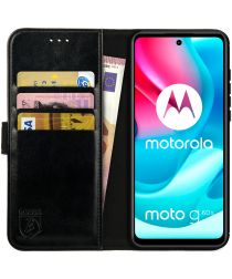 Rosso Element Motorola Moto G60S Hoesje Book Cover Wallet Zwart