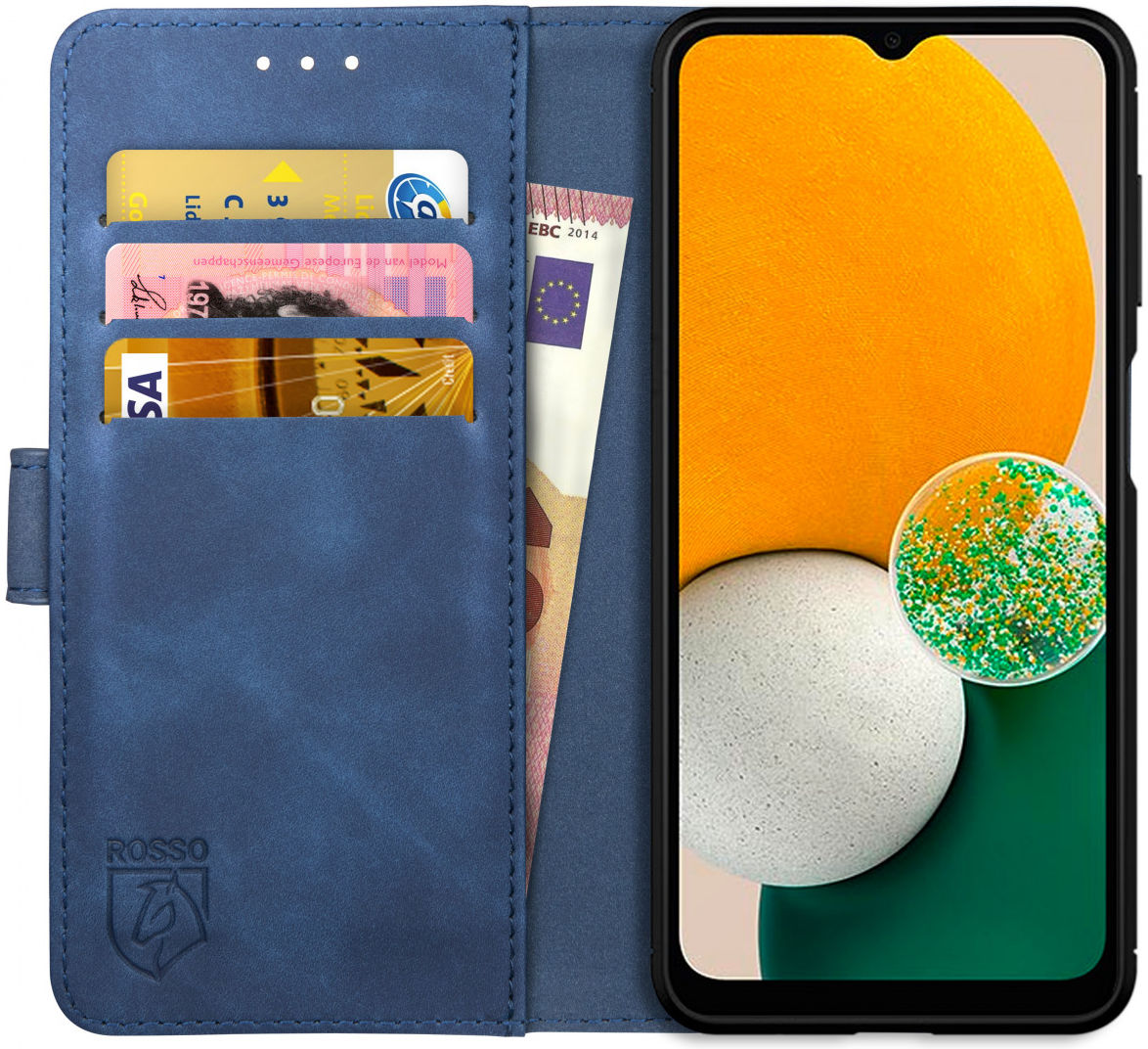 Rosso Element Samsung Galaxy A13 5G/A04s Hoesje Book Cover Blauw afbeelding 1