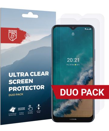 Rosso Nokia G50 Ultra Clear Screen Protector Duo Pack Screen Protectors