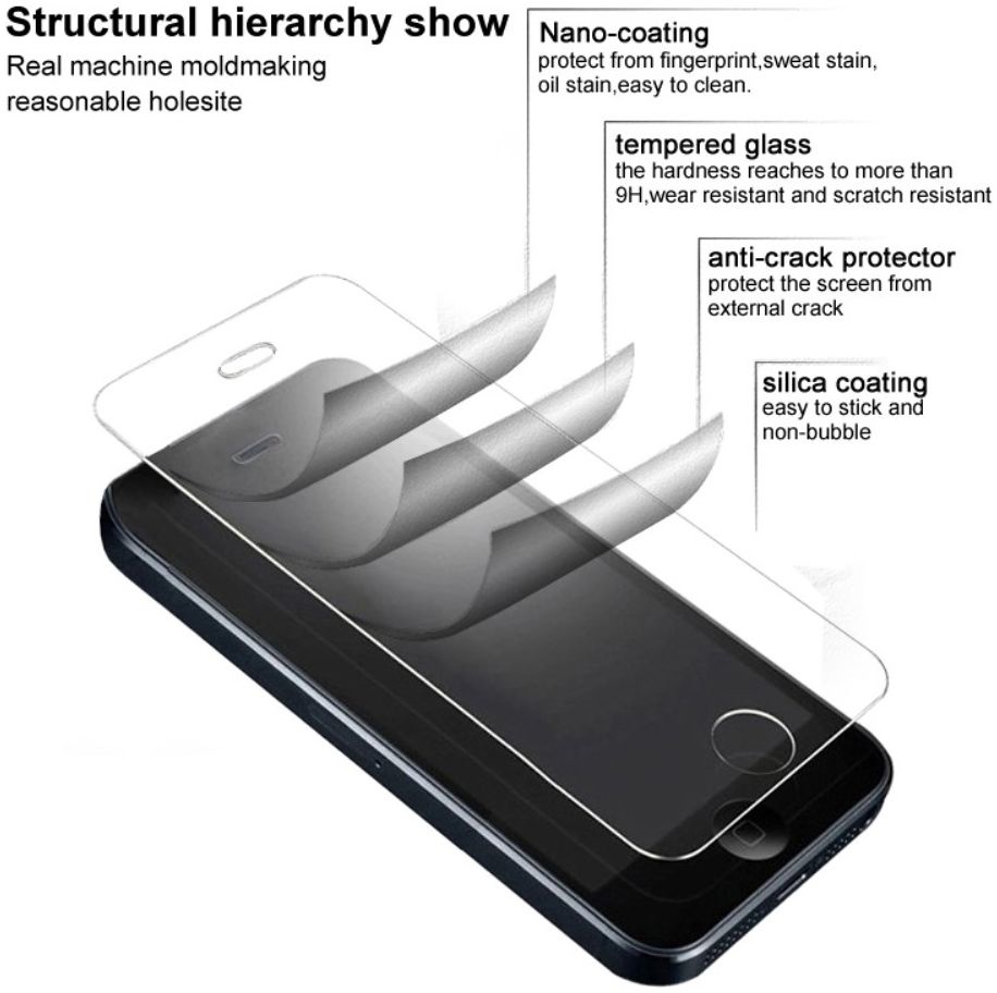 IMAK TCL 20 L / 20 L+ Screen Protector 9H Anti-Explosie Tempered Glass afbeelding 5