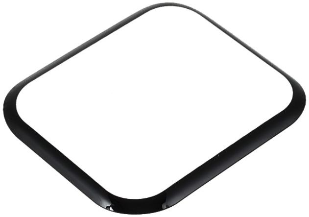 Apple Watch 7 / 8 / 9 45MM Screenprotector - 3D Folie - Zwart (2-Pack) afbeelding 3
