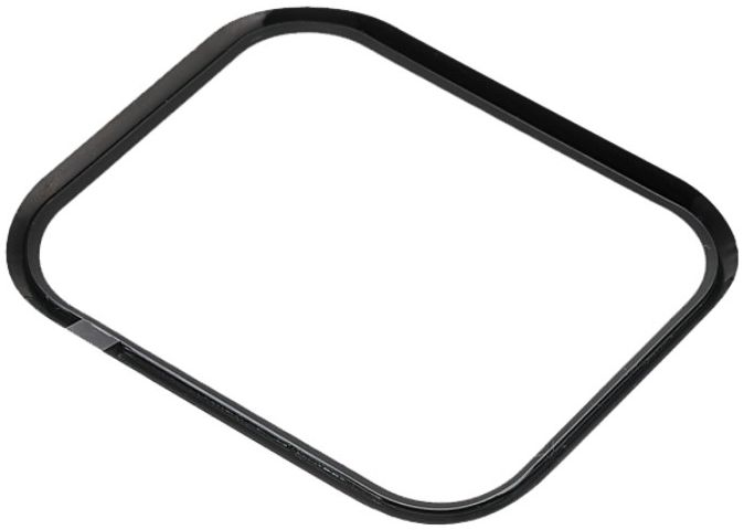 Apple Watch 7 / 8 / 9 45MM Screenprotector - 3D Folie - Zwart (2-Pack) afbeelding 4