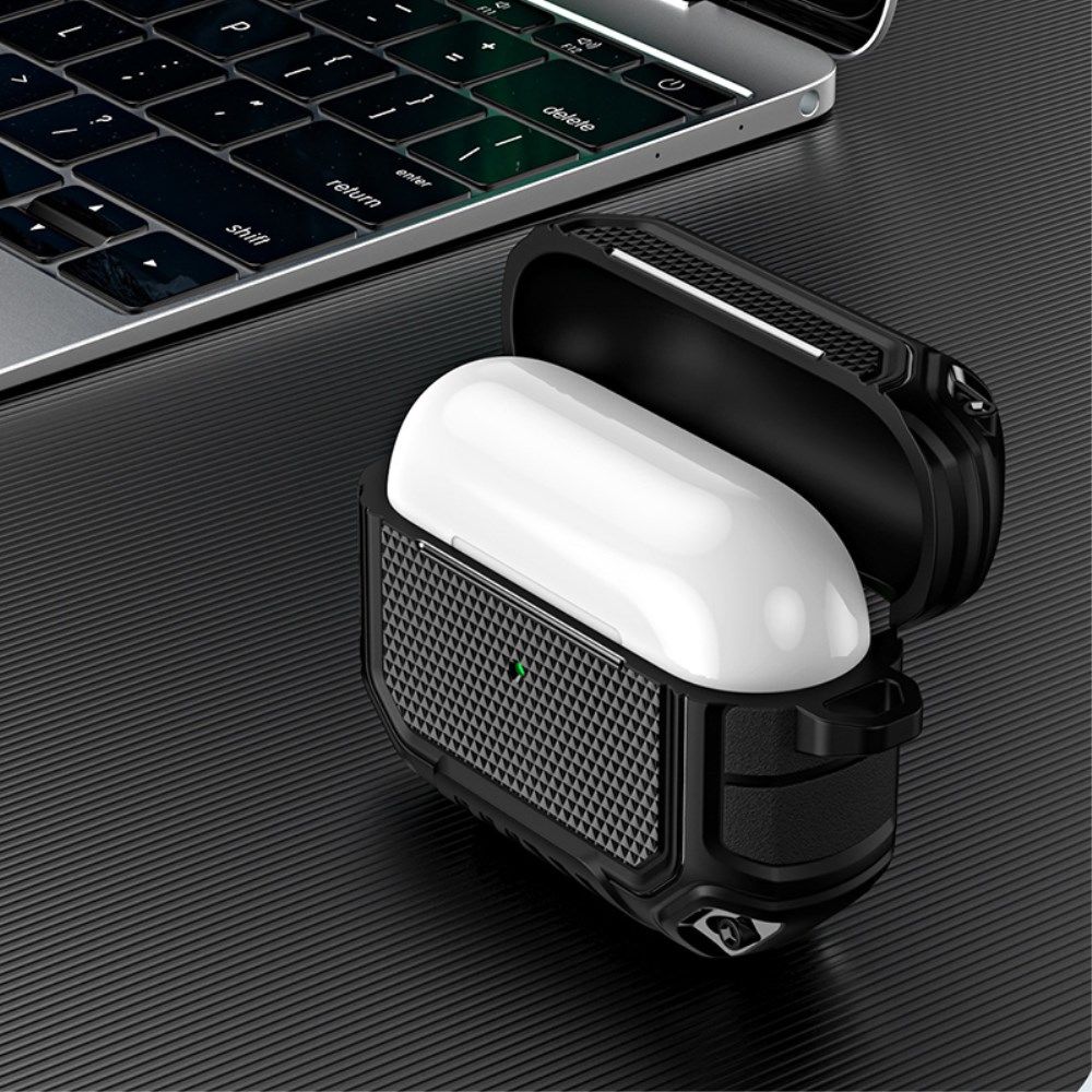 Apple AirPods 3 Hoesje Dun TPU Bescherm Case Zwart afbeelding 4