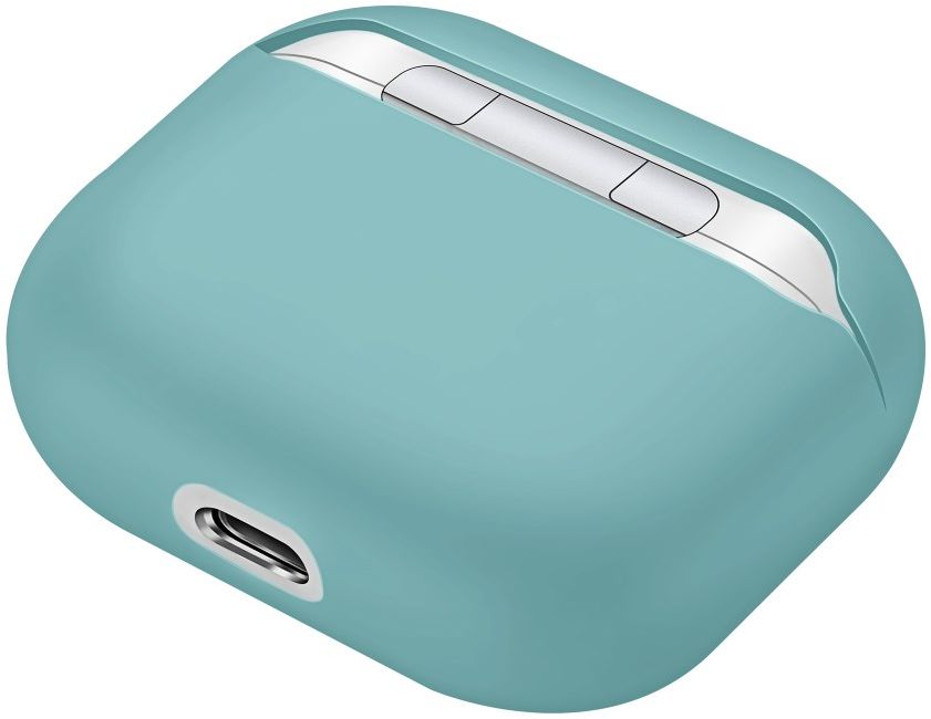 Apple AirPods 3 Flexibel Zacht Siliconen Hoesje Groen afbeelding 2