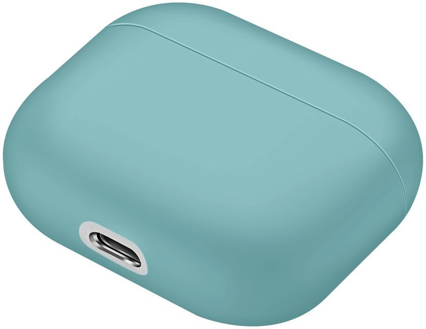 Apple AirPods 3 Flexibel Zacht Siliconen Hoesje Groen afbeelding 3