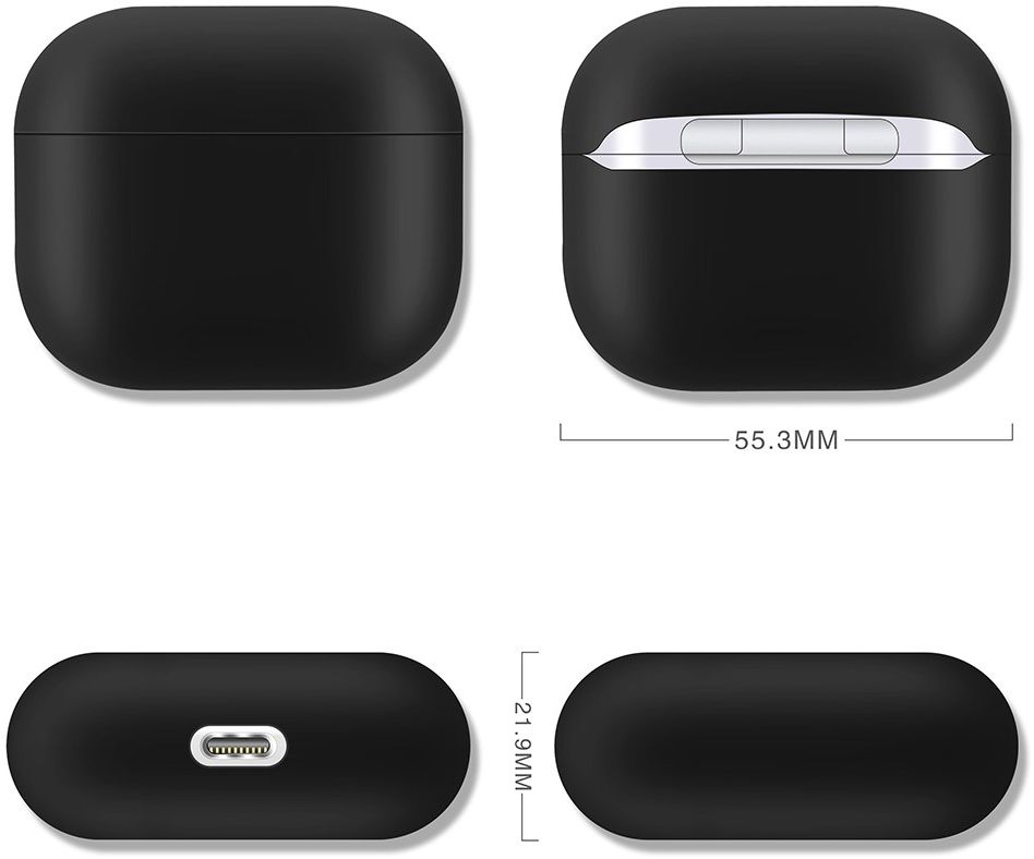 Apple AirPods 3 Flexibel Zacht Siliconen Hoesje Groen afbeelding 4