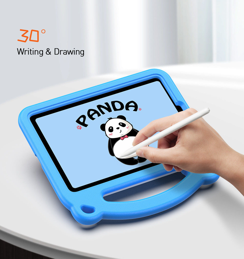Dux Ducis Panda Apple iPad Mini 6 Kinder Tablethoes met Handvat Geel afbeelding 8