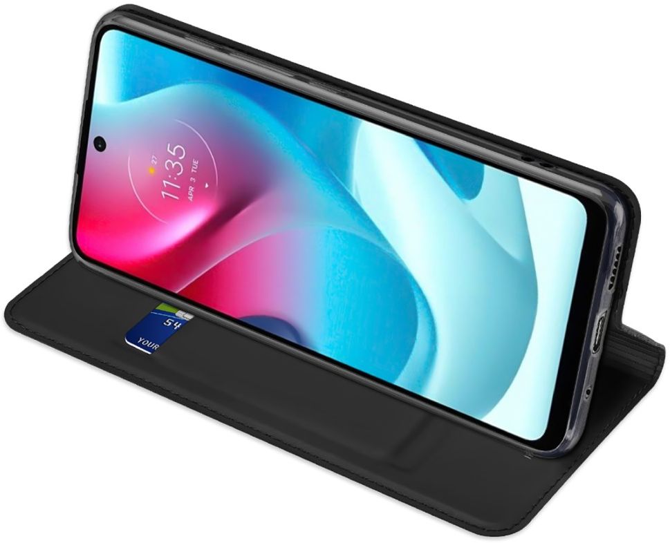 Dux Ducis Skin Pro Series Motorola Moto G60S Hoesje Portemonnee Zwart afbeelding 8